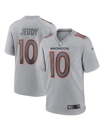 Jerry Jeudy 10 Denver Broncos Men Atmosphere Fashion Game Jersey - Gray