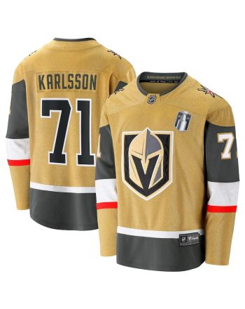 William Karlsson 71 Vegas Golden Knights 2023 Stanley Cup Final Home Breakaway Player Jersey - Gold