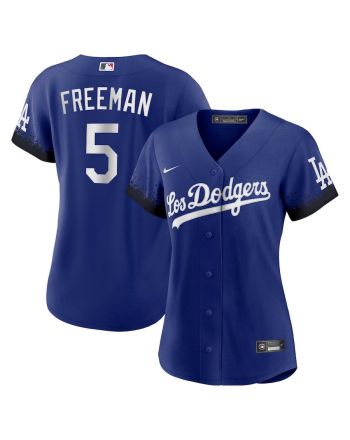 Freddie Freeman 5 Los Angeles Dodgers Women's City Connect Player Jersey - Royal