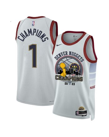 Denver Nuggets 2023 The Final Champions Swingman Jersey Golden Triumph - White