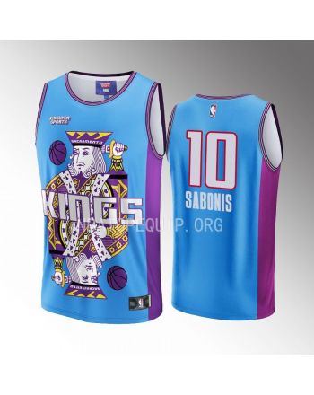 Domantas Sabonis 10 Sacramento Kings NBA & KidSuper Studios Unisex Hometown Jersey