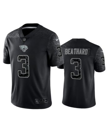 Trevor Lawrence 3 Jacksonville Jaguars Black Reflective Limited Jersey - Men