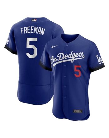 Freddie Freeman 5 Los Angeles Dodgers City Connect Player Elite Jersey - Royal