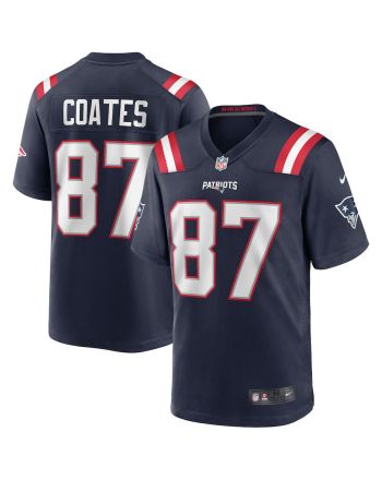 Ben Coates 87 New England Patriots Men Game Retired Jersey - Navy