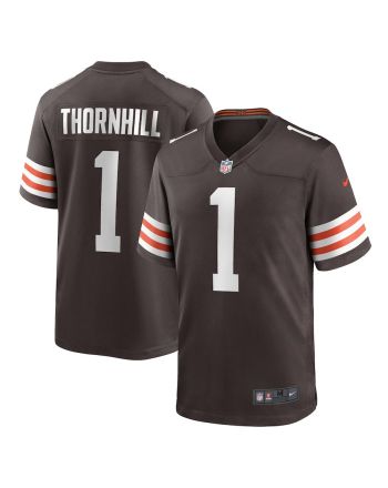 Juan Thornhill 1 Cleveland Browns Game Player Men Jersey - Brown