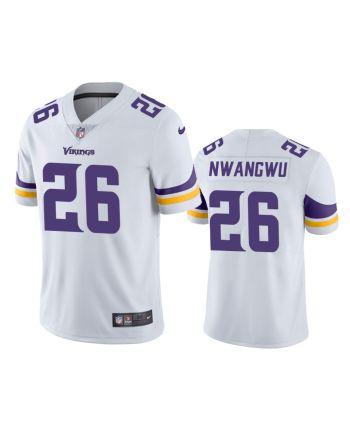 Minnesota Vikings Kene Nwangwu 26 White Vapor Limited Jersey