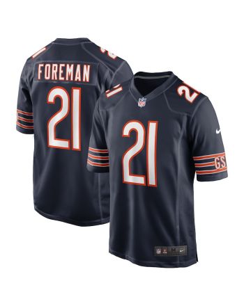 D'Onta Foreman 21 Chicago Bears Men Game Jersey - Navy