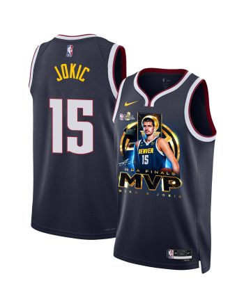 Nikola Jokić Denver Nuggets MVP 2023 NBA Final Champions Swingman Jersey - Black