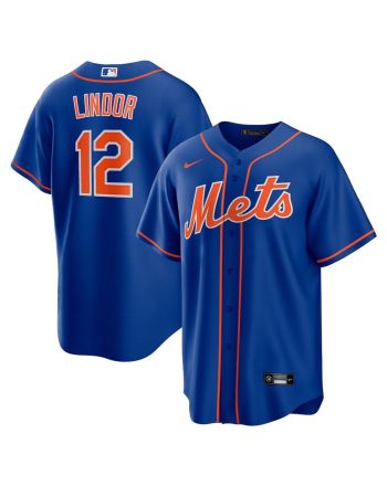 Francisco Lindor 12 New York Mets Alternate Player Jersey - Royal