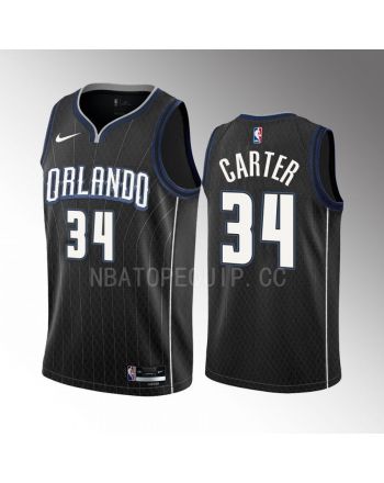 Wendell Carter 34 2022-23 Orlando Magic Black City Edition Men Jersey Swingman