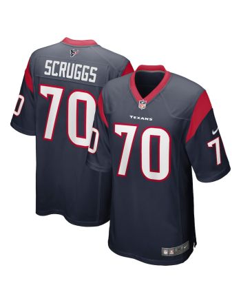 Juice Scruggs 70 Houston Texans Team Game Men Jersey - Navy