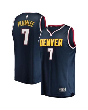 Mason Plumlee Denver Nuggets Fast Break Road Player Jersey - Navy