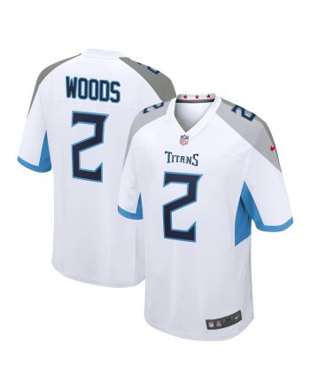 Robert Woods 2 Tennessee Titans Game Men Jersey - White Jersey