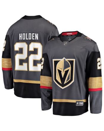 Nick Holden Vegas Golden Knights Home Breakaway Player Jersey - Black