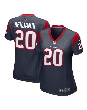 Eno Benjamin 20 Houston Texans Women's Game Player Jersey - Navy