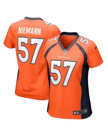 Ben Niemann 57 Denver Broncos Women Team Game Jersey - Orange