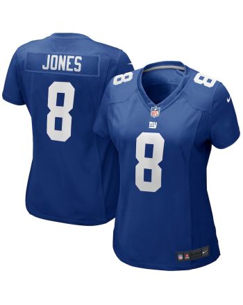 Daniel Jones 8 New York Giants Women Game Jersey - Royal