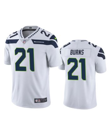 Men's JerseyArtie Burns 21 Seattle Seahawks White Vapor Limited Jersey