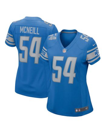 Alim McNeill 54 Detroit Lions Women Game Jersey - Blue