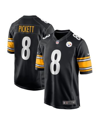 Kenny Pickett 8 Pittsburgh Steelers Youth 2022 Draft First Round Pick Game Jersey In Black