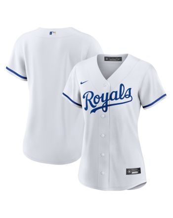 Kansas City Royals Women's Home Team Logo Jersey - White