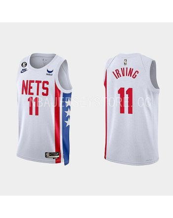 Brooklyn Nets 11 Kyrie Irving 2022-23 Classic Edition White Men Jersey