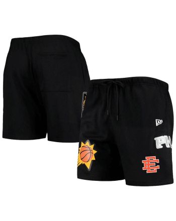 Phoenix Suns Team Logo Black Mesh Capsule Shorts - Men