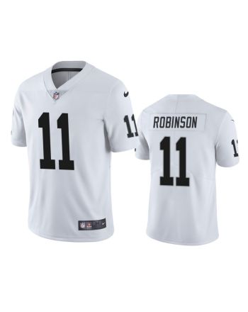 Las Vegas Raiders Demarcus Robinson 11 White Vapor Limited Jersey