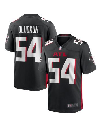 Foyesade Oluokun 54 Atlanta Falcons Men's Game Jersey - Black