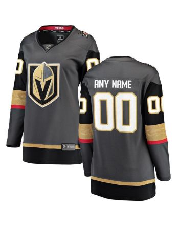 Vegas Golden Knights Women's Home Breakaway Custom Jersey - Black