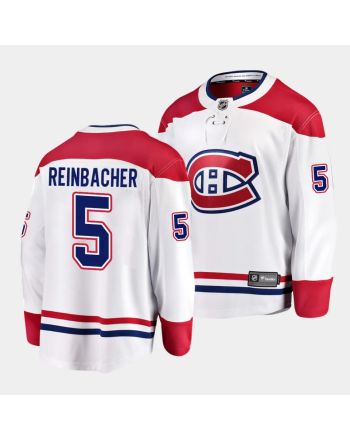 David Reinbacher #5 Montreal Canadiens 2023 NHL Draft Away Men Jersey - White