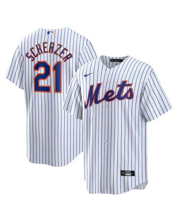 Max Scherzer 21 New York Mets Home Player Jersey - White