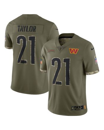 Sean Taylor Washington Commanders 2022 Salute To Service Retired Player Limited Jersey - Olive