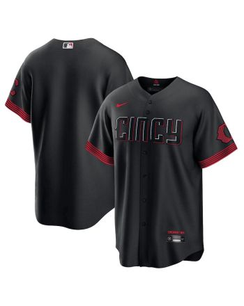 Cincinnati Reds 2023 City Connect Men Jersey - Black