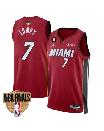 Kyle Lowry 7 Miami Heat Final Champions 2023 Swingman Jersey - Red