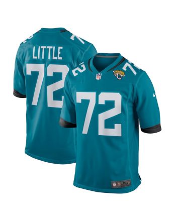 Walker Little 72 Jacksonville Jaguars Men's Game Jersey - Teal