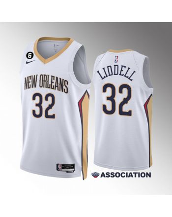 New Orleans Pelicans E.J. Liddell 32 Association Edition 2022-23 White Jersey Swingman