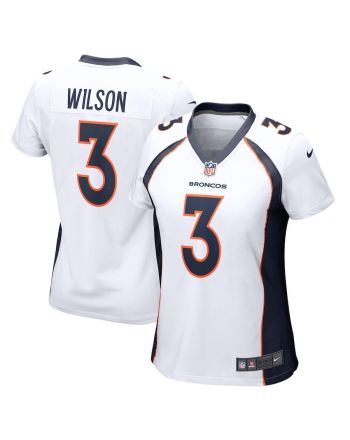 Russell Wilson 3 Denver Broncos Women's Game Jersey - White