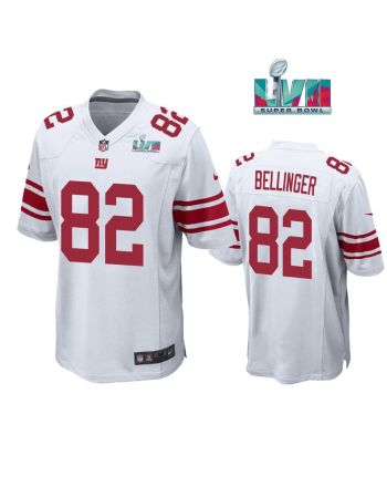 Daniel Bellinger 82 New York Giants Super Bowl LVII Super Bowl LVII White Men Game Jersey