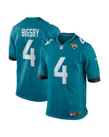 Tank Bigsby 4 Jacksonville Jaguars Men's Game Jersey - Teal