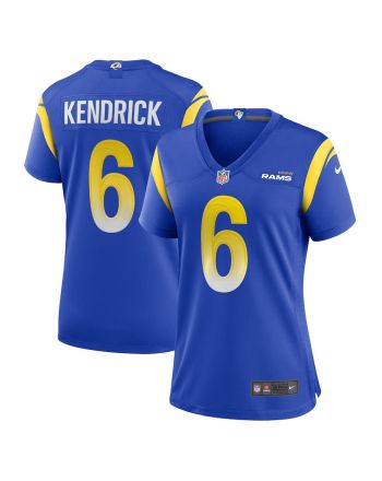 Derion Kendrick Los Angeles Rams Women's Game Player Jersey - Royal