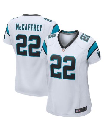 Christian McCaffrey 22 Carolina Panthers Women's Game Jersey - White