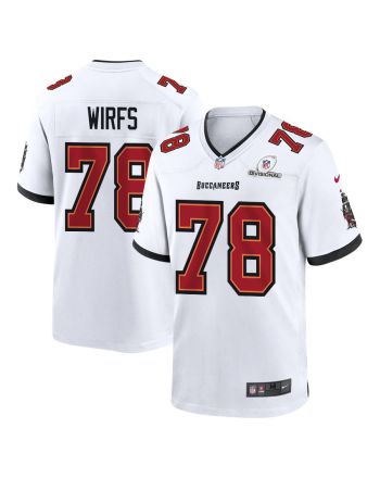 Tristan Wirfs 78 Tampa Bay Buccaneers 2024 Divisional Patch Game Men Jersey - White