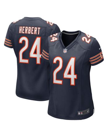 Khalil Herbert 24 New York Giants Women Game Jersey - Navy