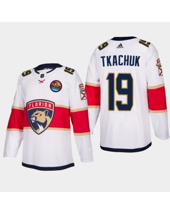 Matthew Tkachuk 19 Florida Panthers 2023 All-Star Patch Away White Jersey