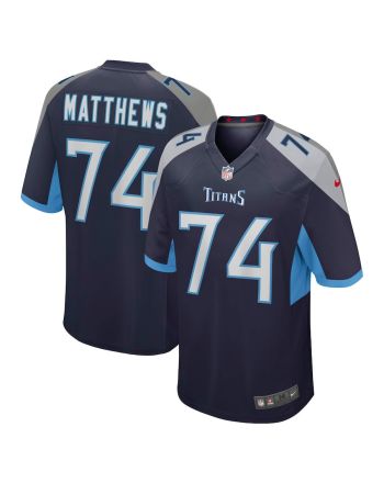 Bruce Matthews 74 Tennessee Titans Men Retired Jersey - Navy