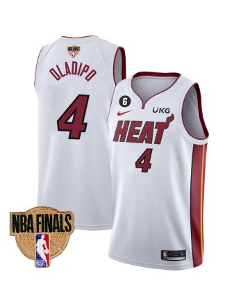 Victor Oladipo 4 Miami Heat Final Champions 2023 Swingman Jersey - White