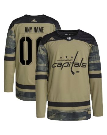 Washington Capitals Military Appreciation Team Custom Practice Jersey - Camo