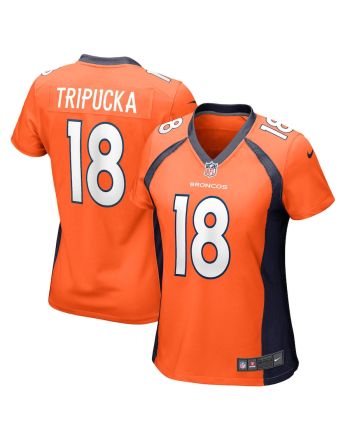 Frank Tripucka 18 Denver Broncos Women's Jersey - Orange