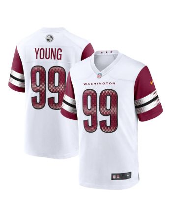 Chase Young 99 Washington Commanders Game Jersey - White